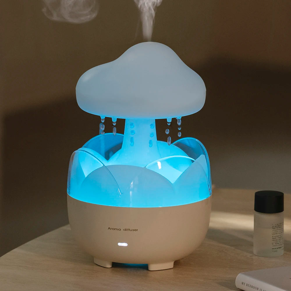 Mushroom Humidifier & Aroma Diffuser with LED Light