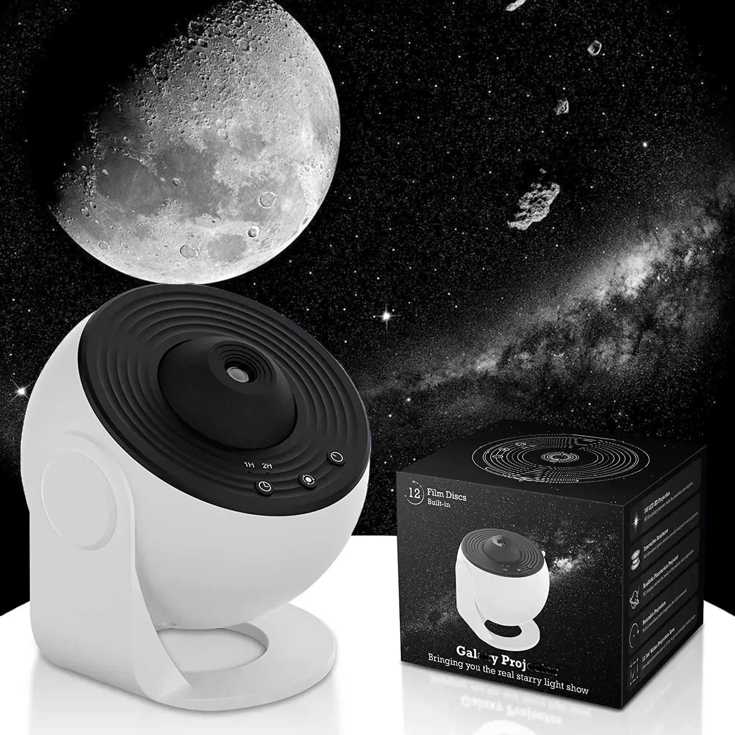 Star Projector Night Light – Galaxy Lamp for Room Decor