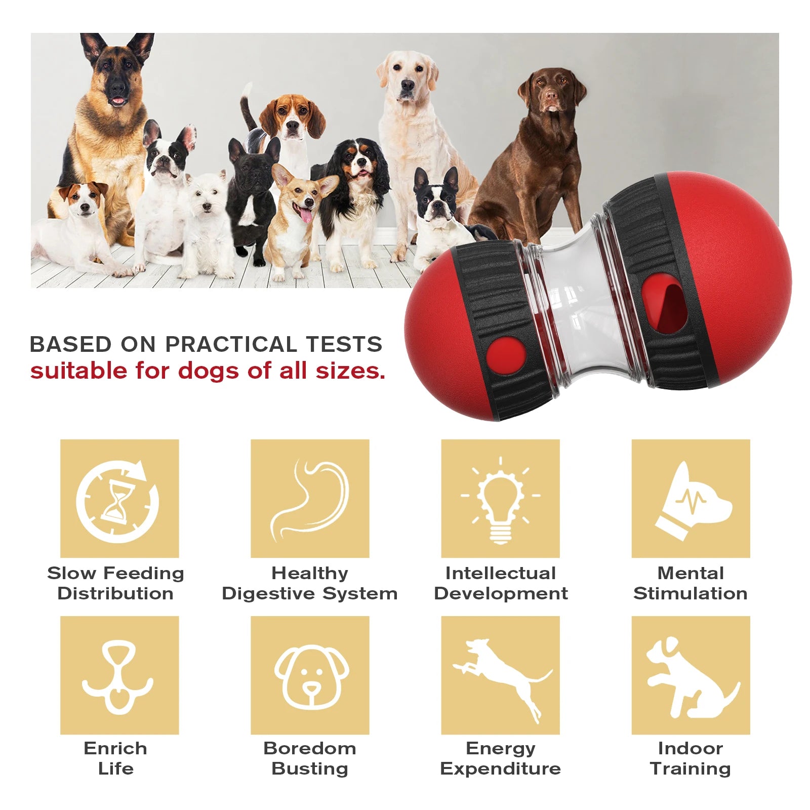 Interactive Dog Toy – Slow Feeder, IQ Training & Pet Puzzle for Dogs & Cats