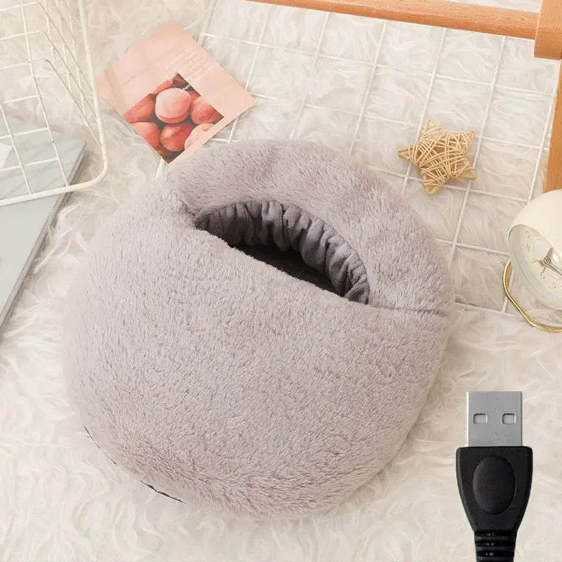 Electric Foot Warmer – Soft Velvet Washable Heating Pad