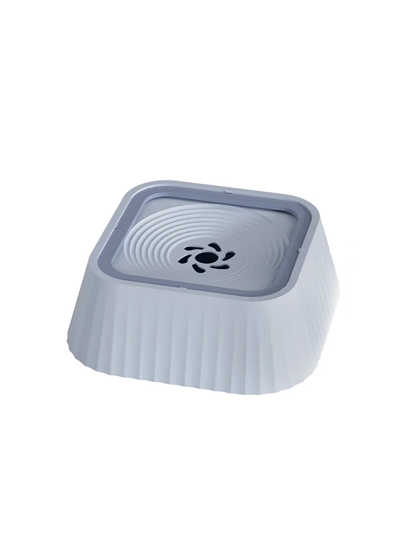 No Spill Pet Water Fountain,Anti-Splash Dog Bowl with Floating Plate Slow Feeder