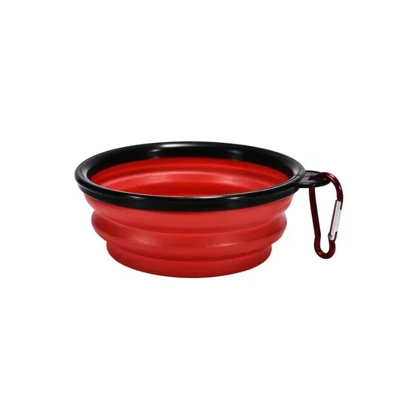 Portable Pet Travel Bowl – 350mL Collapsible Dog & Cat Feeding Cup